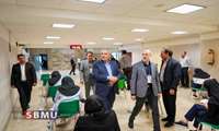 بازدید وزیر بهداشت از روند برگزاری آزمون دستیاری پزشکی