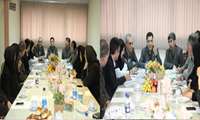 نشست صمیمانه دکتر پیوندی رییس دانشگاه به همراه دکتر صدوقی معاون آموزشی دانشگاه  با اعضای هیات علمی گروه پاتولوژی